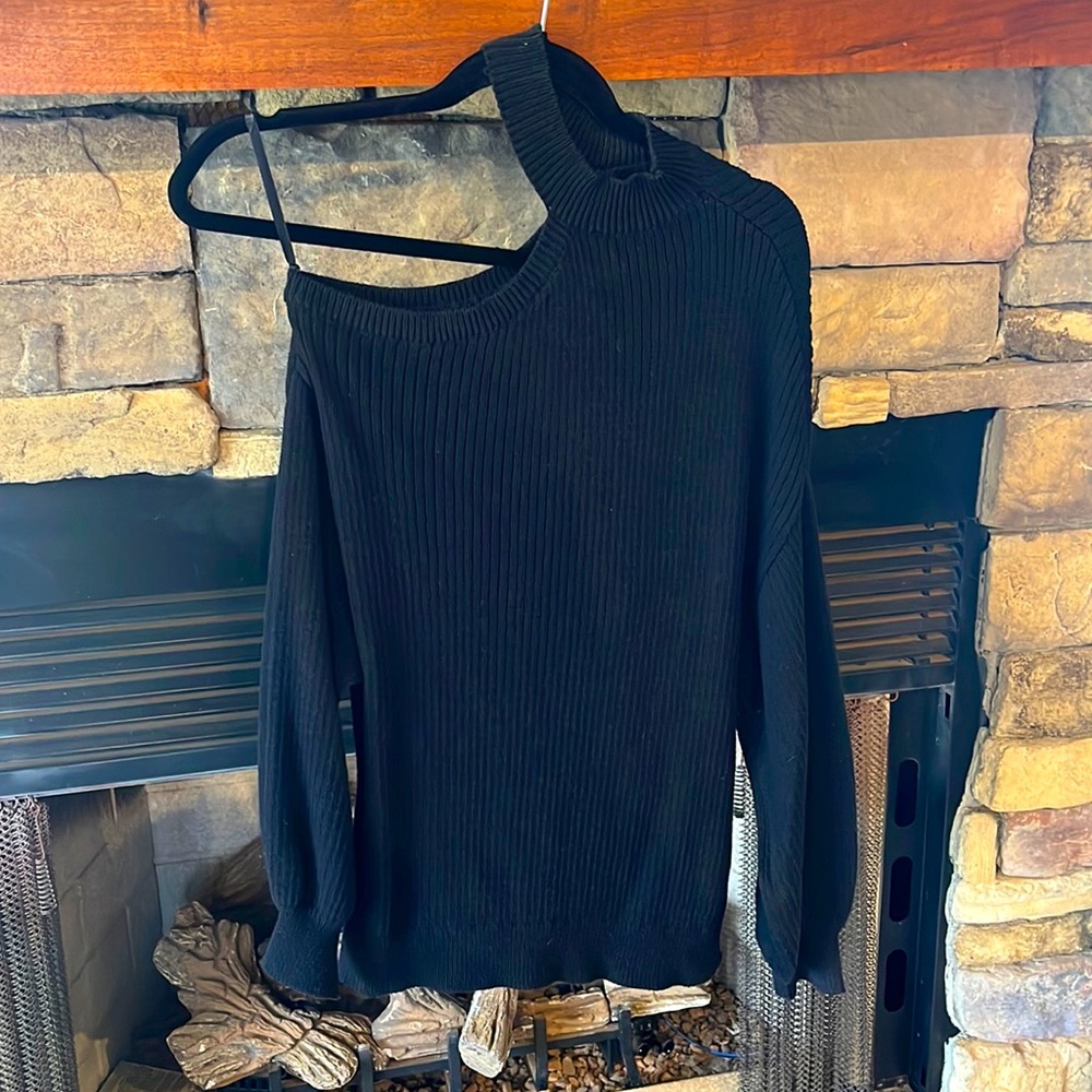 Black Off The Shoulder Top
